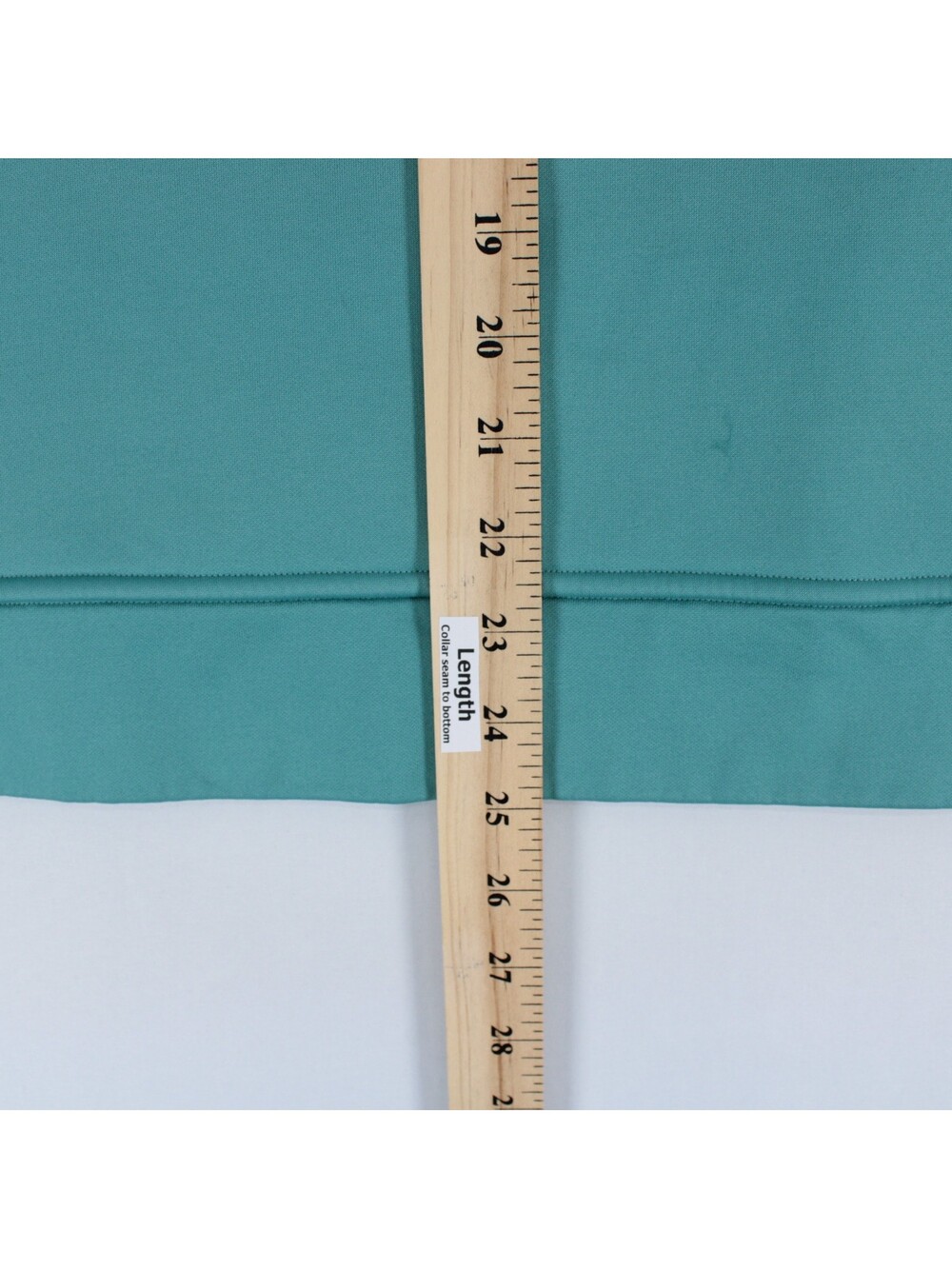 Patagonia Text Logo PolyCycle Hoodie Mens M Teal Pullover Fleece Sweatshirt - Picture 9 of 15
